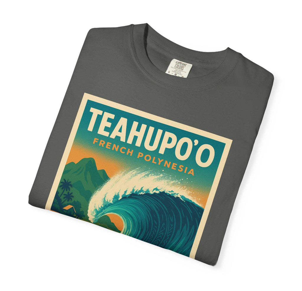 RRK Street Wear Mens Teahupoo Surf T-shirt, Men’s Surf Tee, Casual Men’s T-shirt