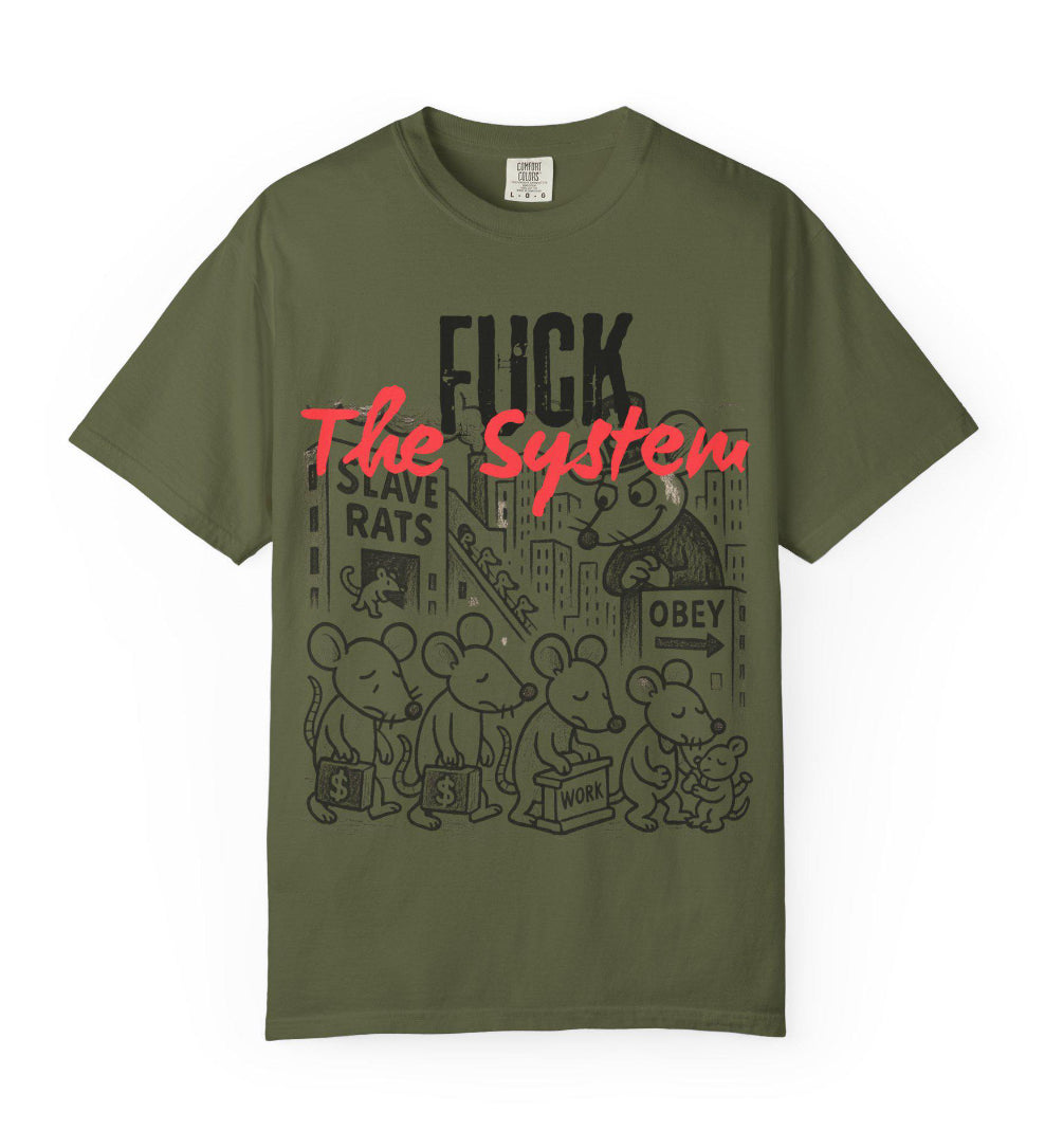 RRK Street Wear SlaveRats T-Shirt, Graphic Shirt, Mens Tee, Streetwear, Casual Wear for men, Graphic Tee