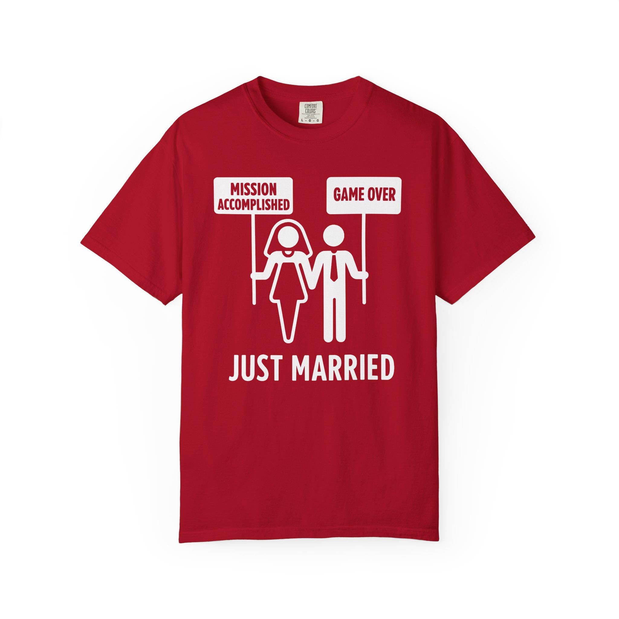 RRK Street Wear JustMarried T-Shirt, Graphic Shirt, Mens Tee, Streetwear, Casual Wear for men