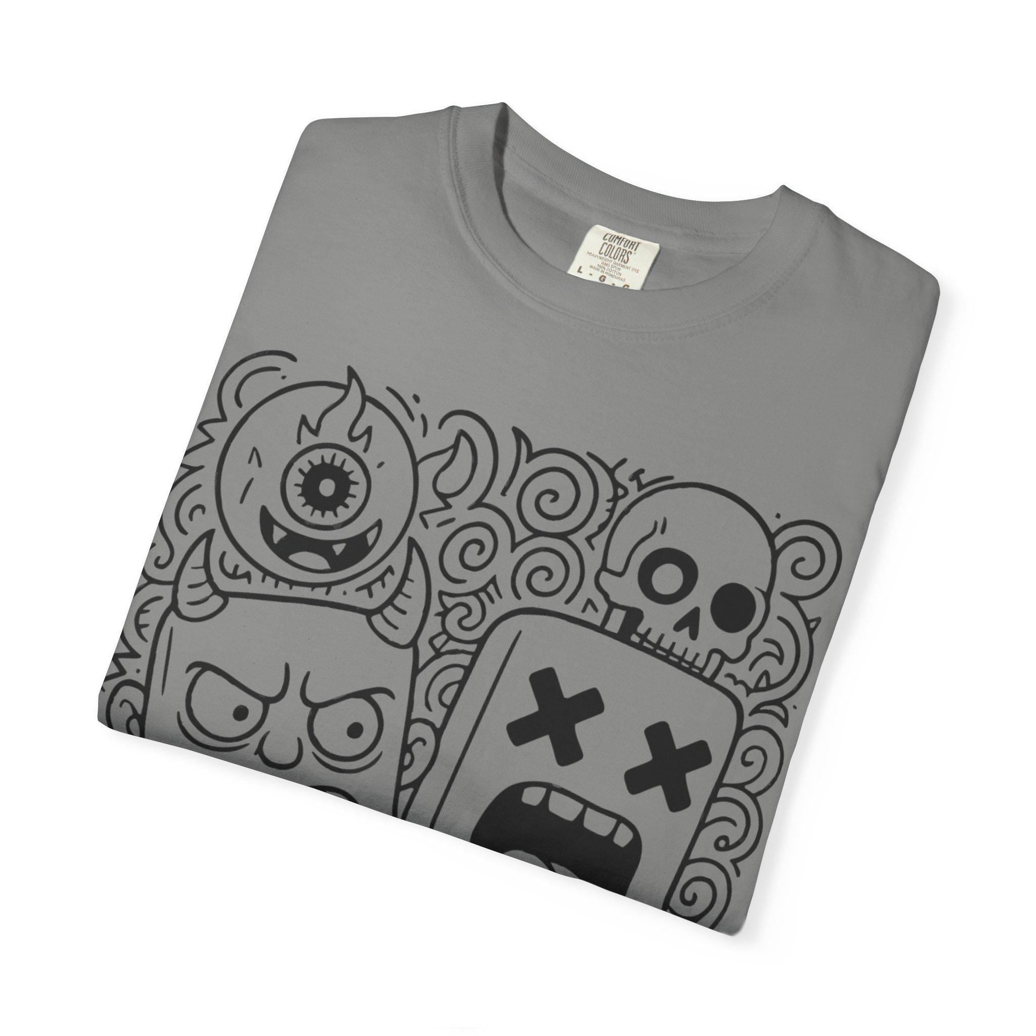 RRK Street Wear EvilDoodle T-Shirt, Graphic Shirt, Mens Tee, Streetwear, Casual Wear