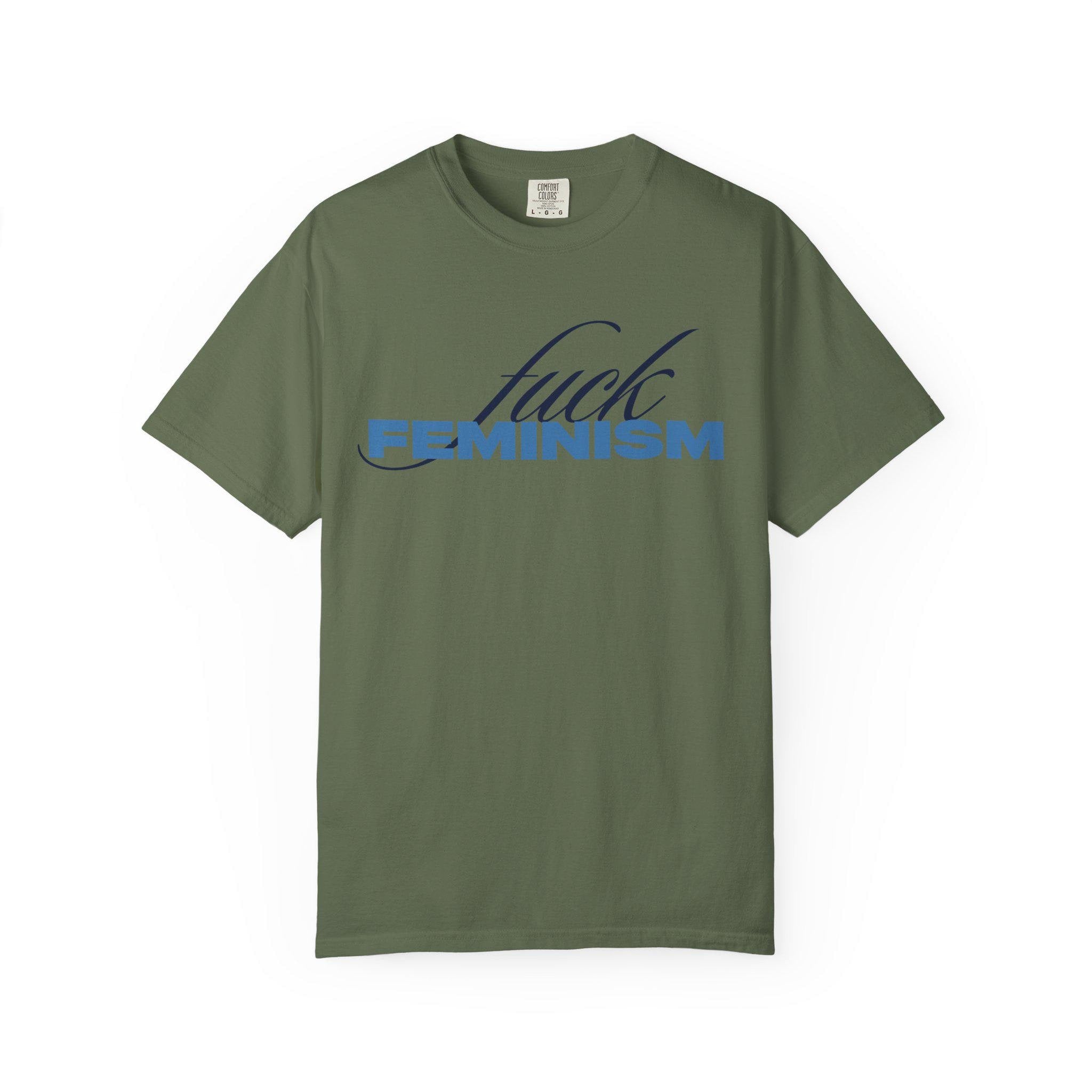 RRK Street Wear FuckFeminism T-Shirt, Graphic Shirt, Mens Tee, Streetwear, Casual Wear for men