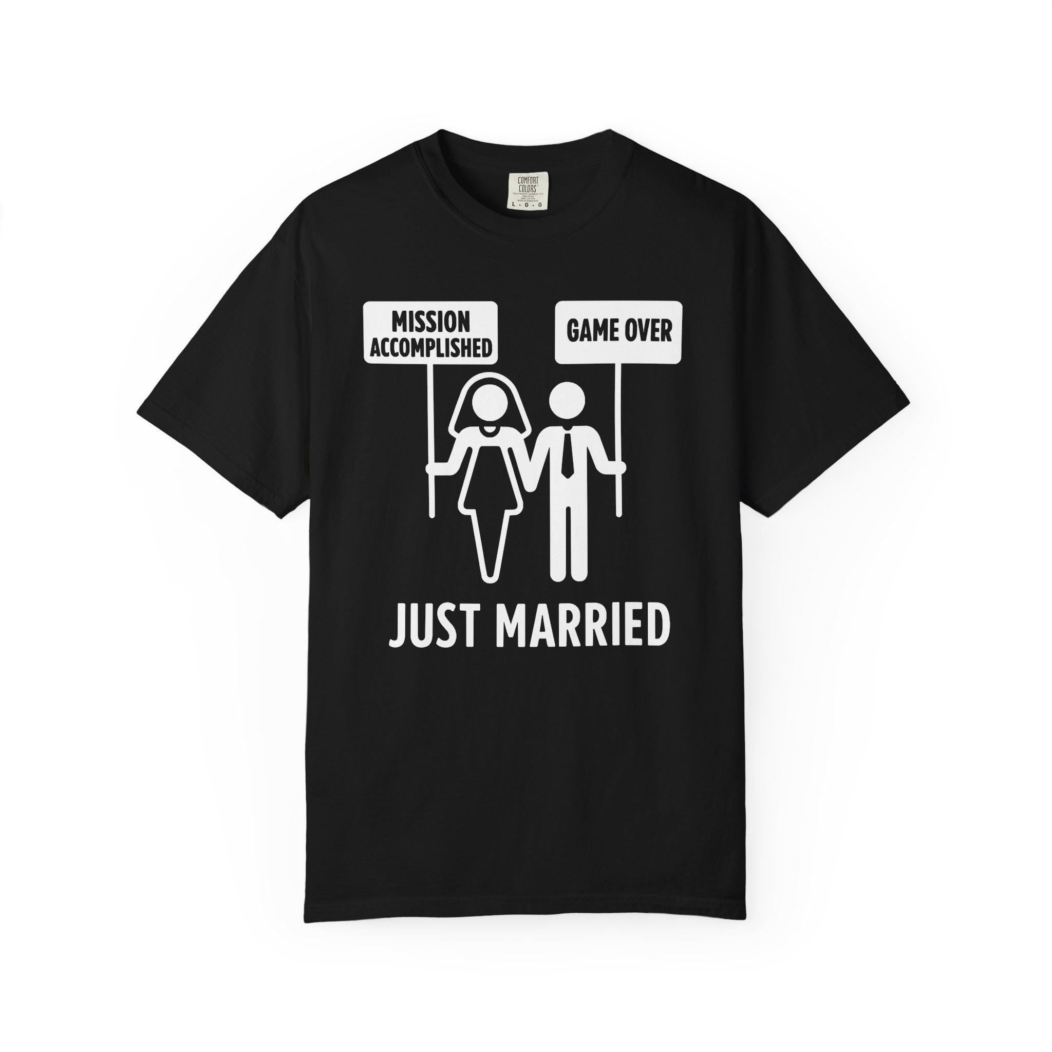 RRK Street Wear JustMarried T-Shirt, Graphic Shirt, Mens Tee, Streetwear, Casual Wear for men