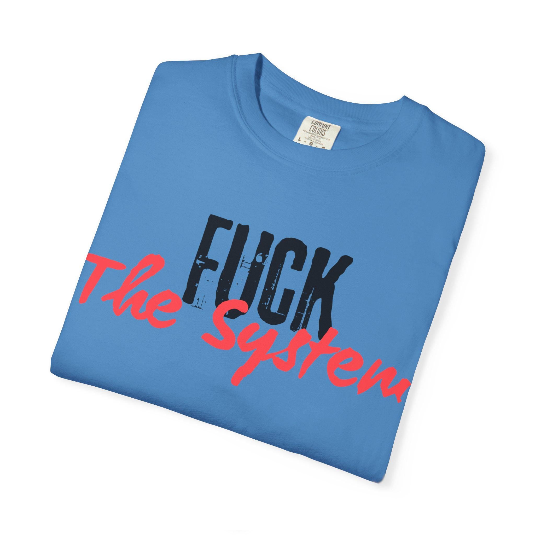 RRK FucktheSystem T-Shirt, Graphic Shirt, Mens Tee, Streetwear, Casual Wear for men