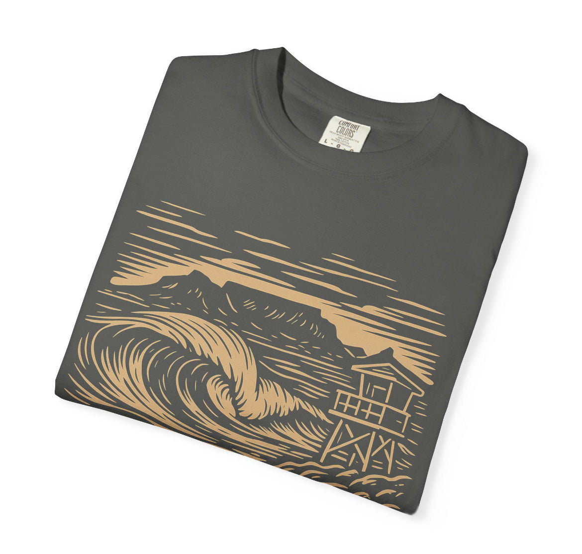 RRK Men’s BigBay Cape Town T-Shirt, Casual Men’s Tee, Surf Tee