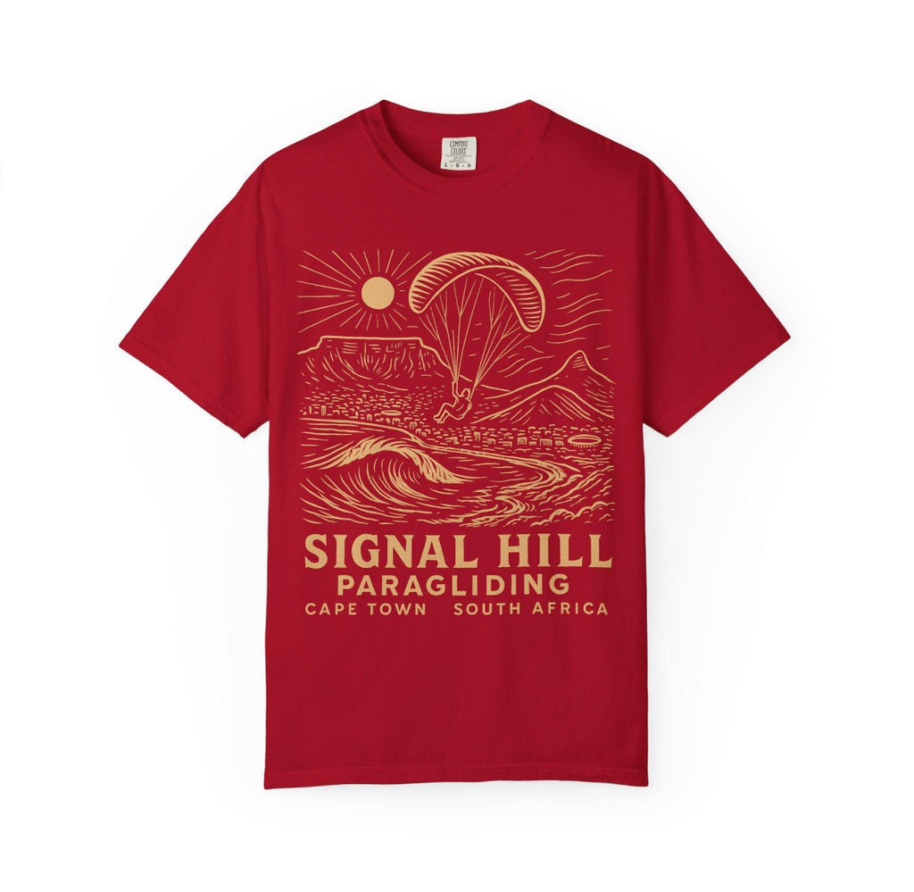 RRK Men’s SignalHillParaglide T-shirt, Casual Wear, Mens Tee Stylish Graphic Tee