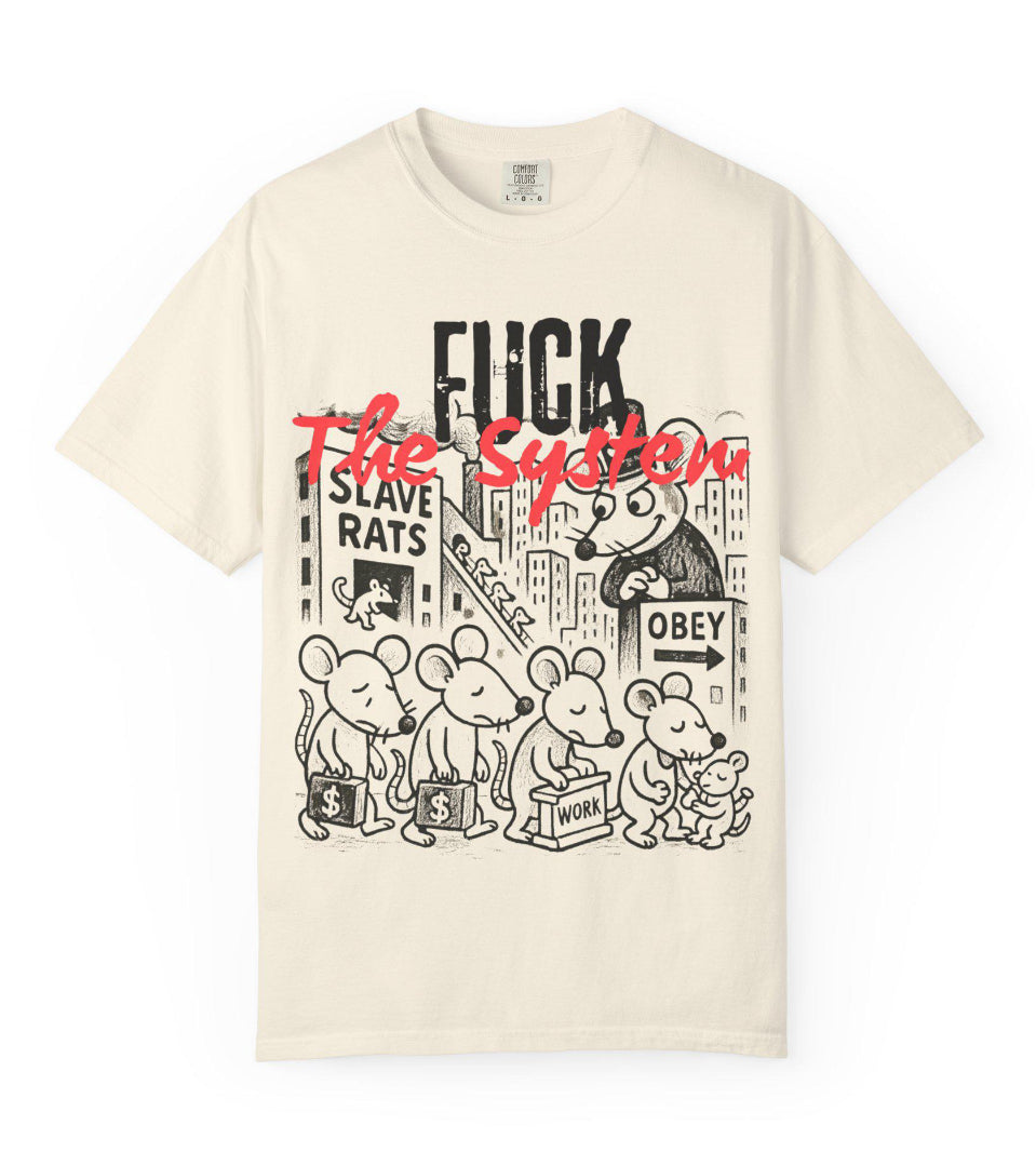RRK Street Wear SlaveRats T-Shirt, Graphic Shirt, Mens Tee, Streetwear, Casual Wear for men, Graphic Tee