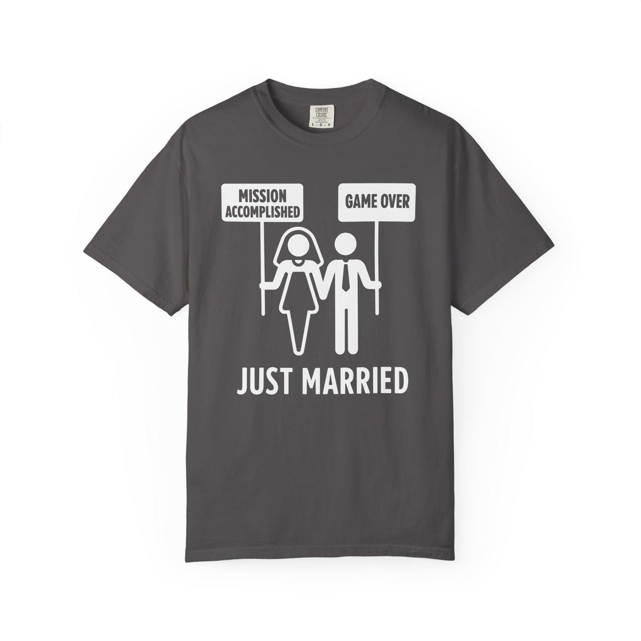 RRK Street Wear JustMarried T-Shirt, Graphic Shirt, Mens Tee, Streetwear, Casual Wear for men