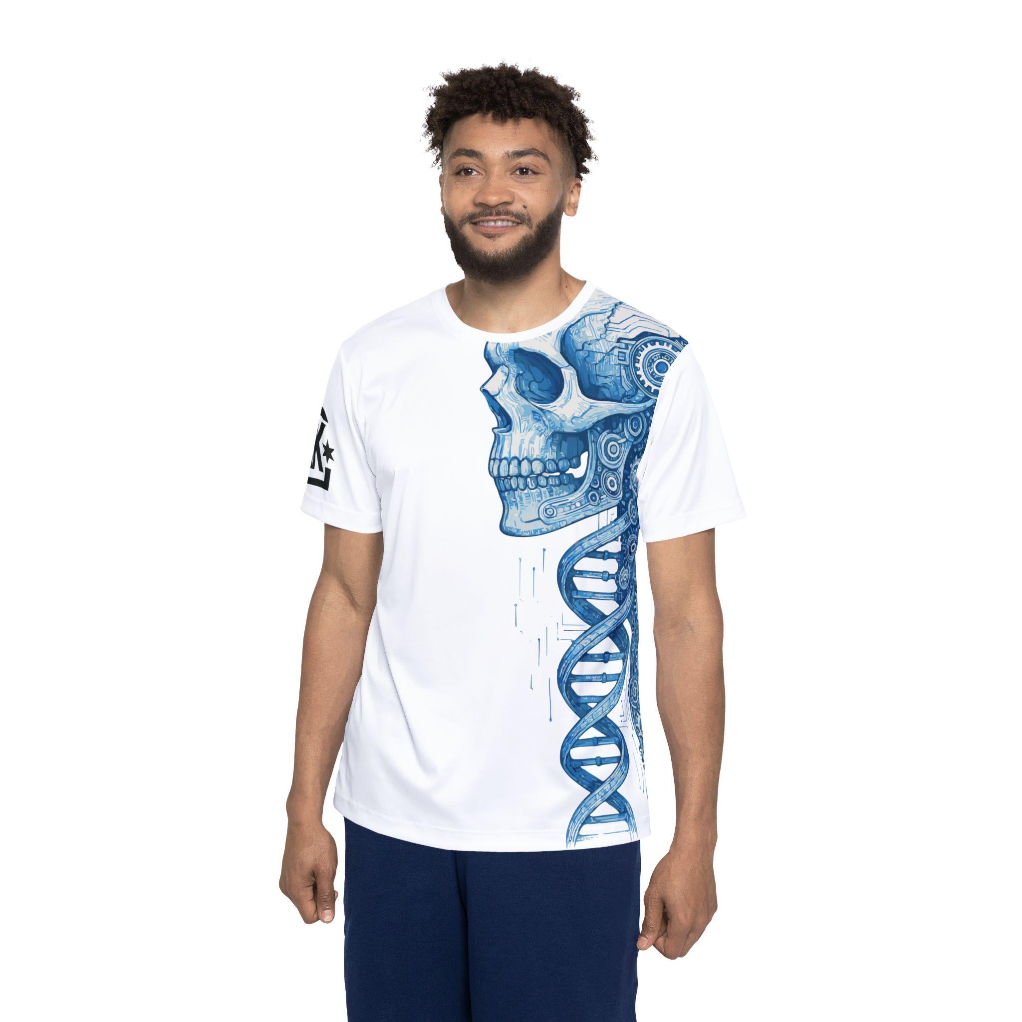 RRK Men's Tee Skull & DNA Design for Men