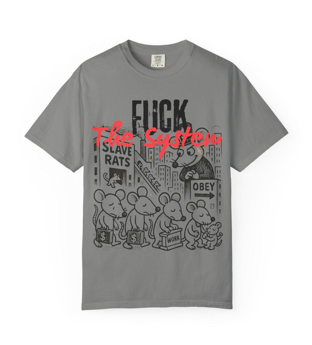 RRK Street Wear SlaveRats T-Shirt, Graphic Shirt, Mens Tee, Streetwear, Casual Wear for men, Graphic Tee
