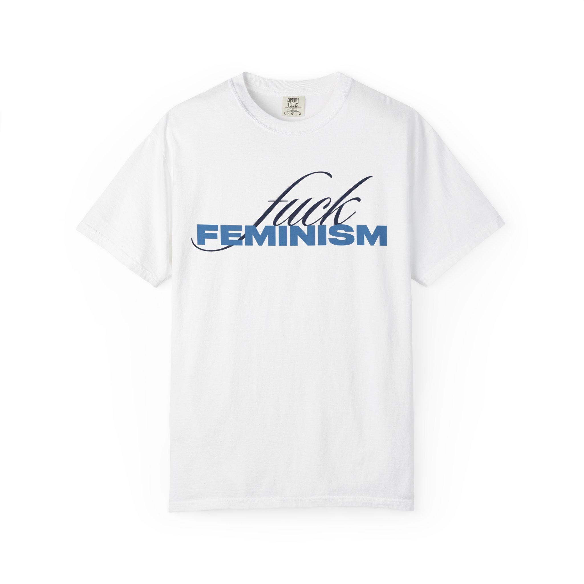 RRK Street Wear FuckFeminism T-Shirt, Graphic Shirt, Mens Tee, Streetwear, Casual Wear for men