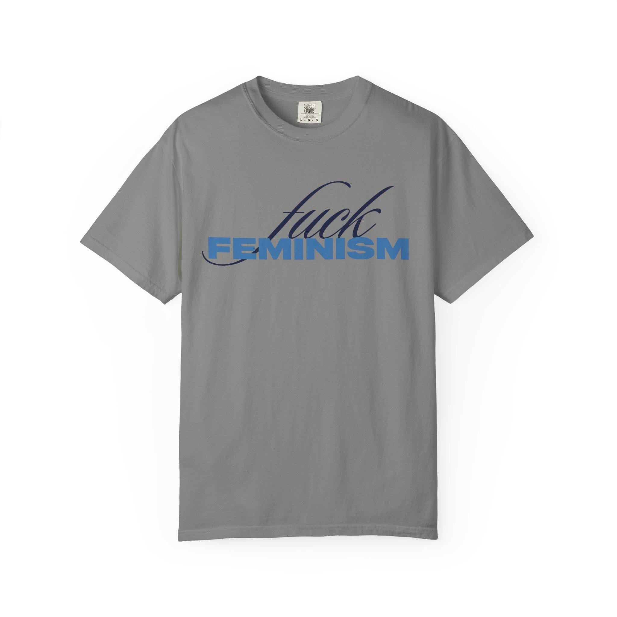 RRK Street Wear FuckFeminism T-Shirt, Graphic Shirt, Mens Tee, Streetwear, Casual Wear for men