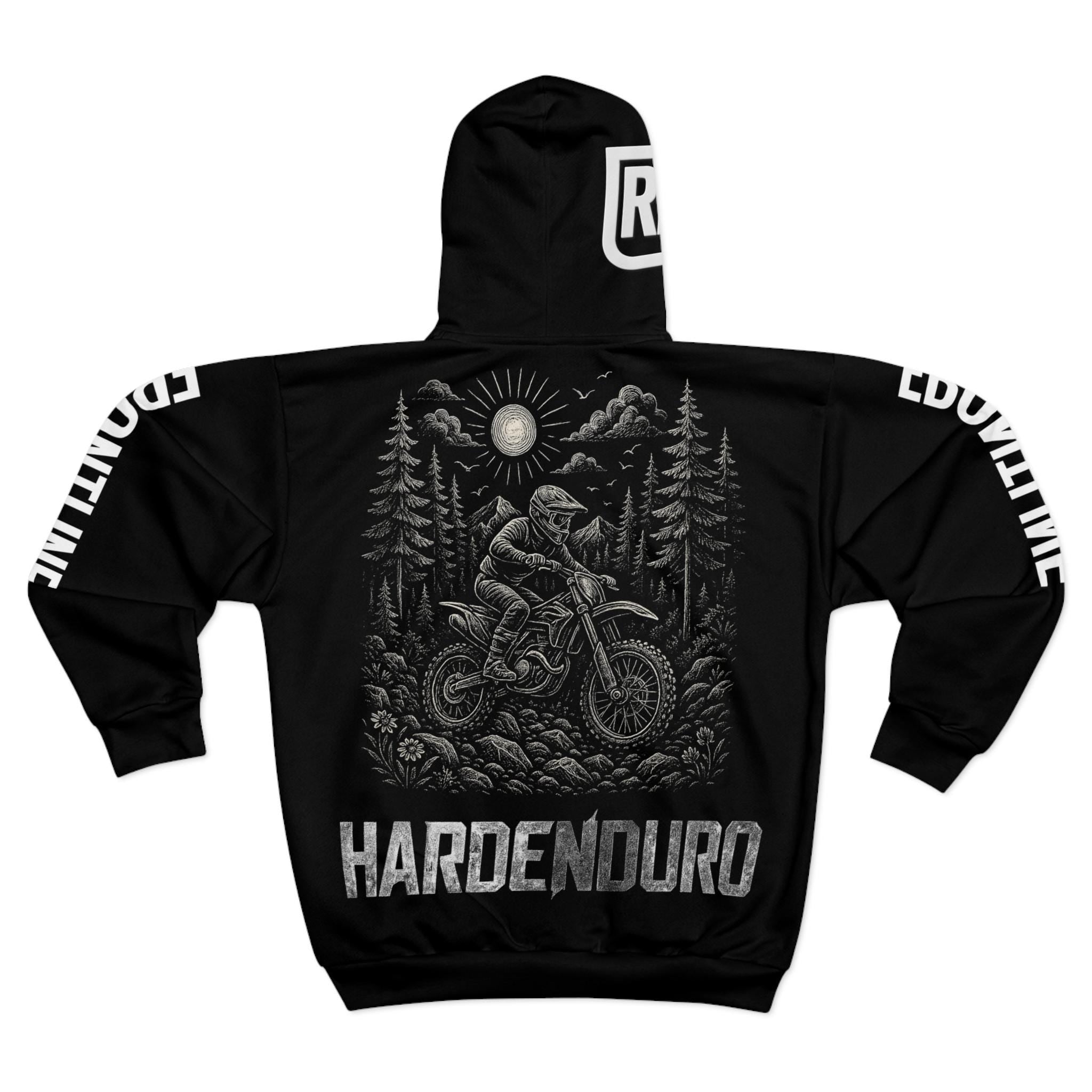 RRK Street Wear Frontline Zip Hoodie, Comfortable Casual Wear, Perfect for Men, Surf, Skate, Wake, Kite, Motocross, Sail, Skydive