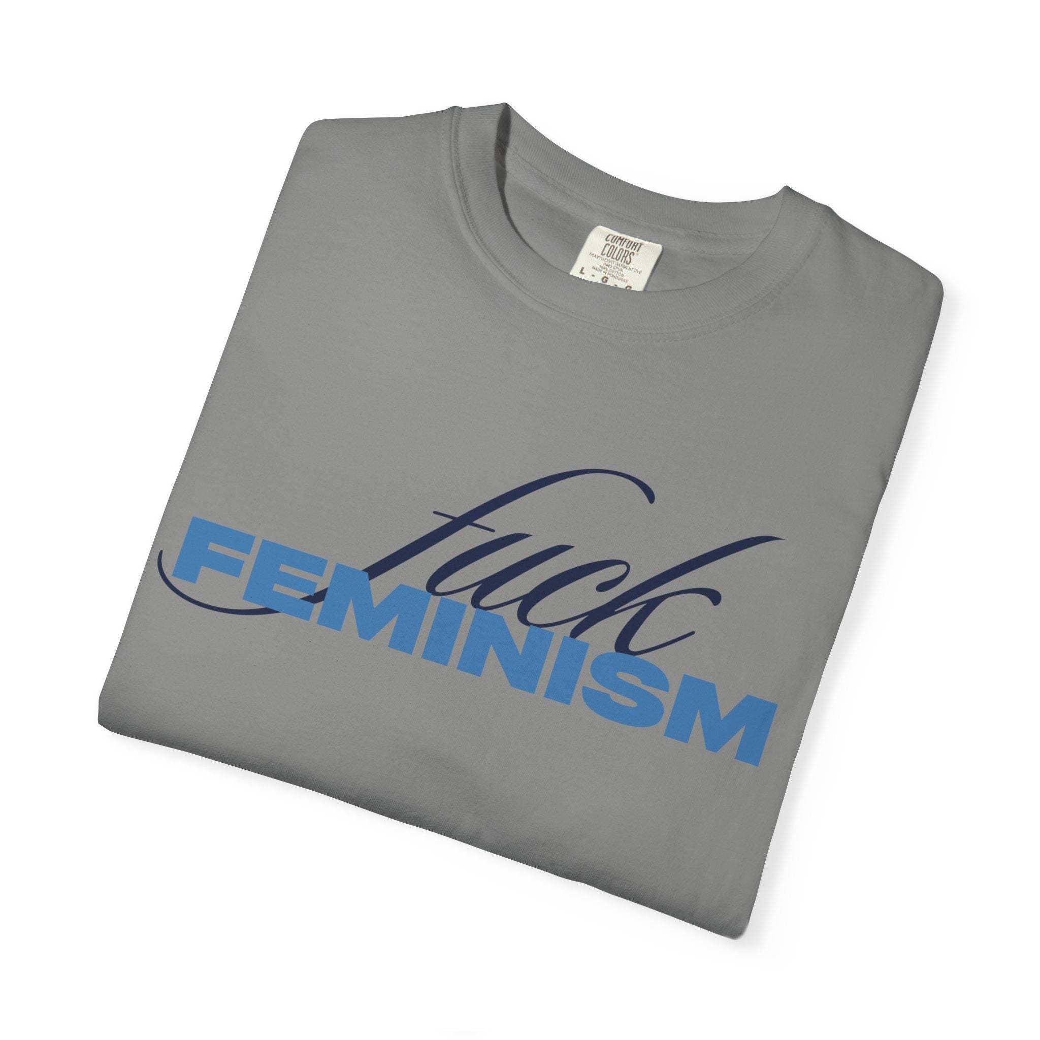 RRK Street Wear FuckFeminism T-Shirt, Graphic Shirt, Mens Tee, Streetwear, Casual Wear for men