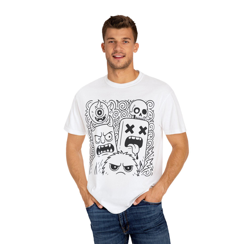 RRK Street Wear EvilDoodle T-Shirt, Graphic Shirt, Mens Tee, Streetwear, Casual Wear