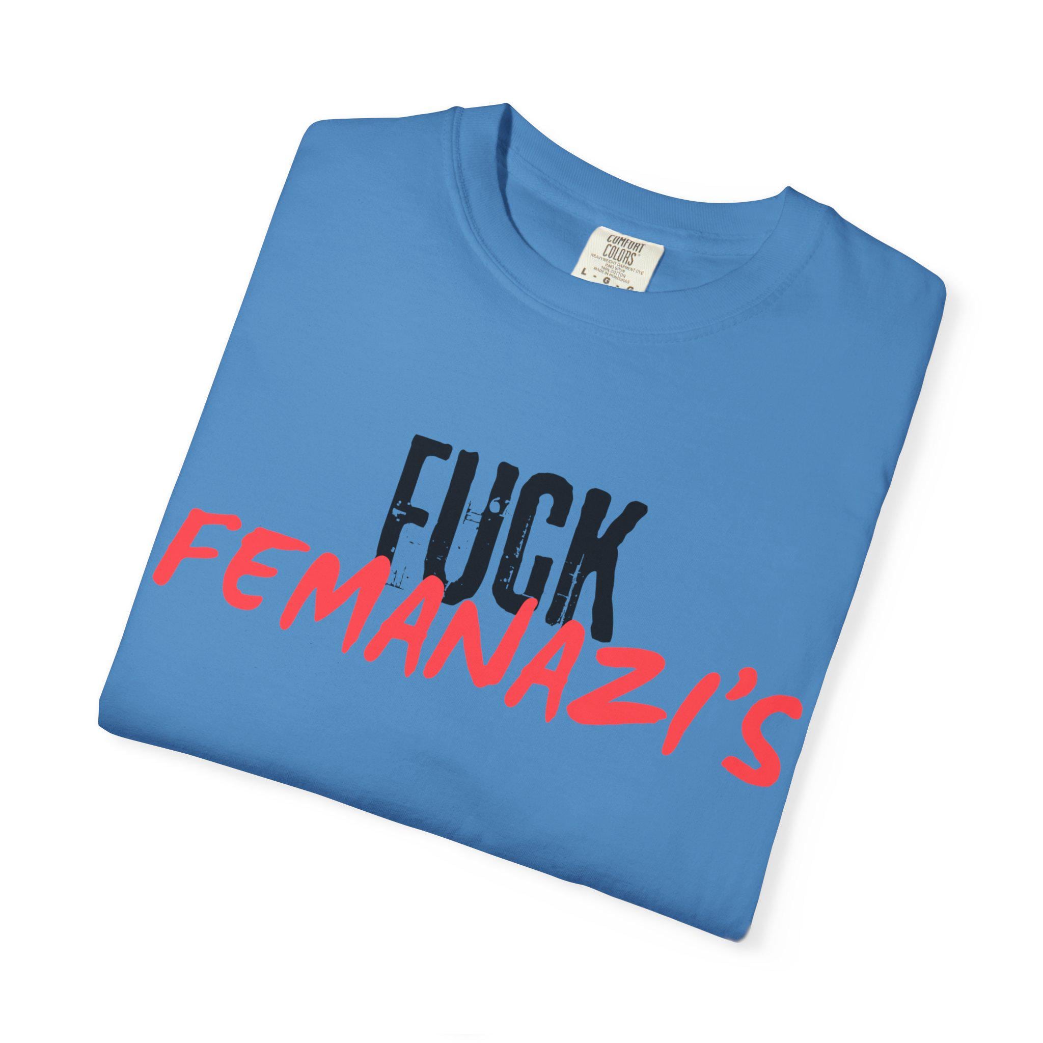 RRK Street Wear FuckFemanazis T-Shirt, Graphic Shirt, Mens Tee, Streetwear, Casual Wear for Men