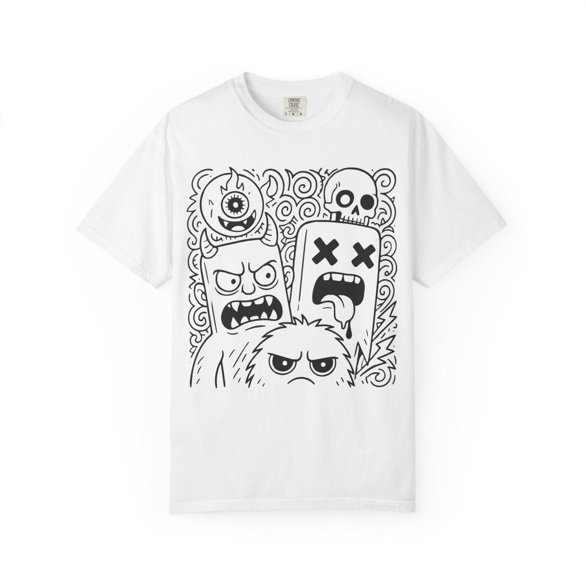 RRK Street Wear EvilDoodle T-Shirt, Graphic Shirt, Mens Tee, Streetwear, Casual Wear