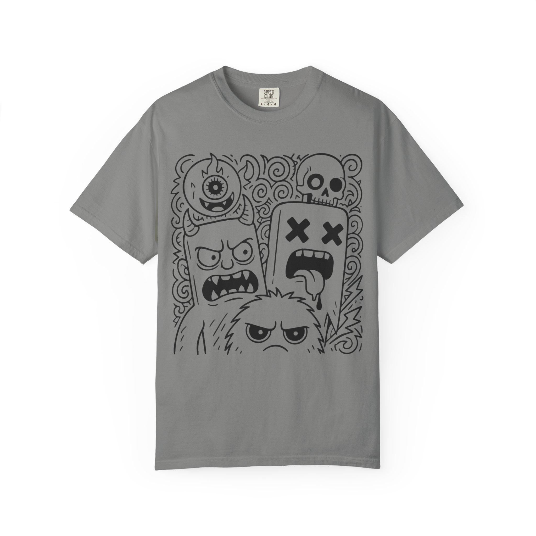 RRK Street Wear EvilDoodle T-Shirt, Graphic Shirt, Mens Tee, Streetwear, Casual Wear