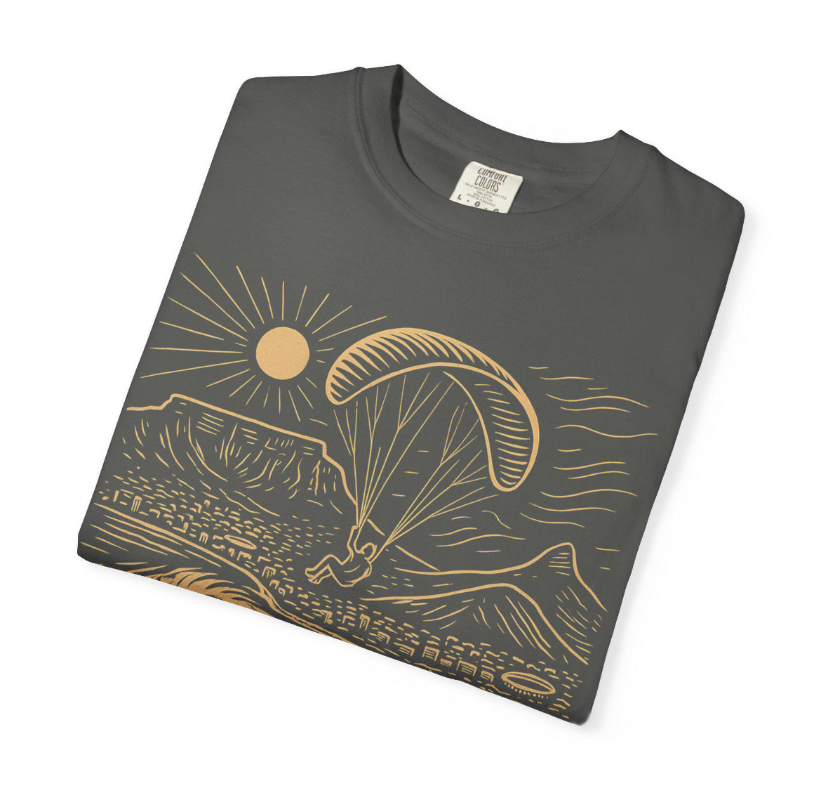 RRK Men’s SignalHillParaglide T-shirt, Casual Wear, Mens Tee Stylish Graphic Tee