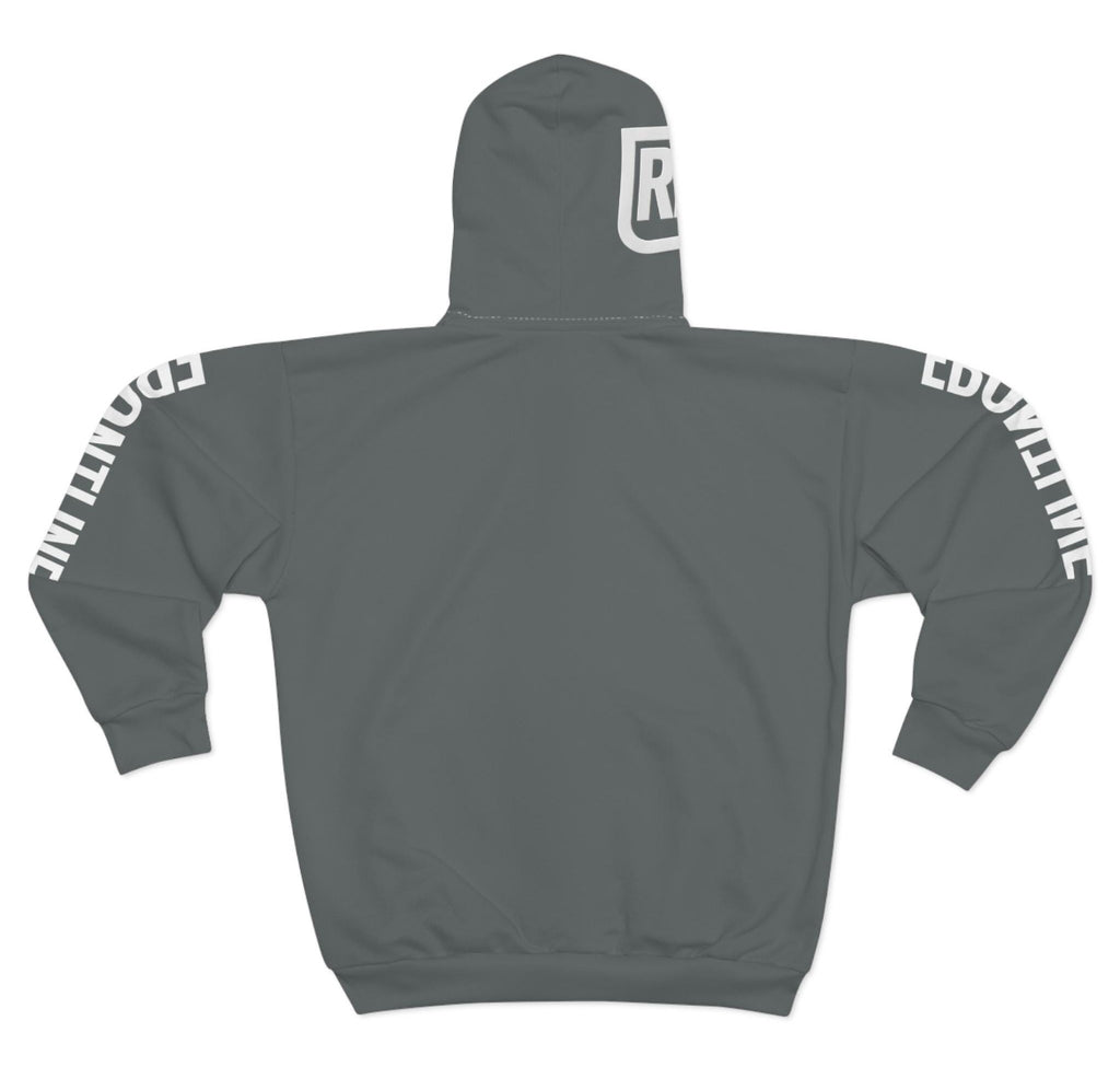 RRK Frontline Star Skull Zip Hoodie, Comfortable Casual Wear, Perfect for Men, Surf, Skate, Wake, Kite, Motocross, Sail, Skydive