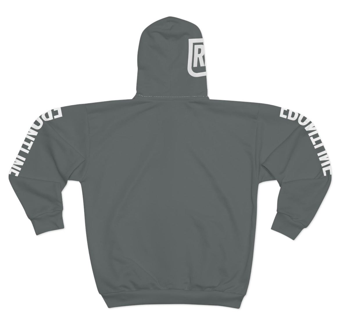 RRK Frontline Star Skull Zip Hoodie, Comfortable Casual Wear, Perfect for Men, Surf, Skate, Wake, Kite, Motocross, Sail, Skydive