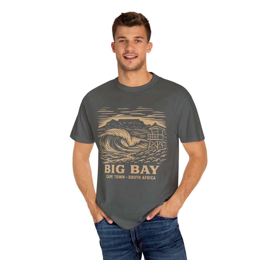 RRK Men’s BigBay Cape Town T-Shirt, Casual Men’s Tee, Surf Tee