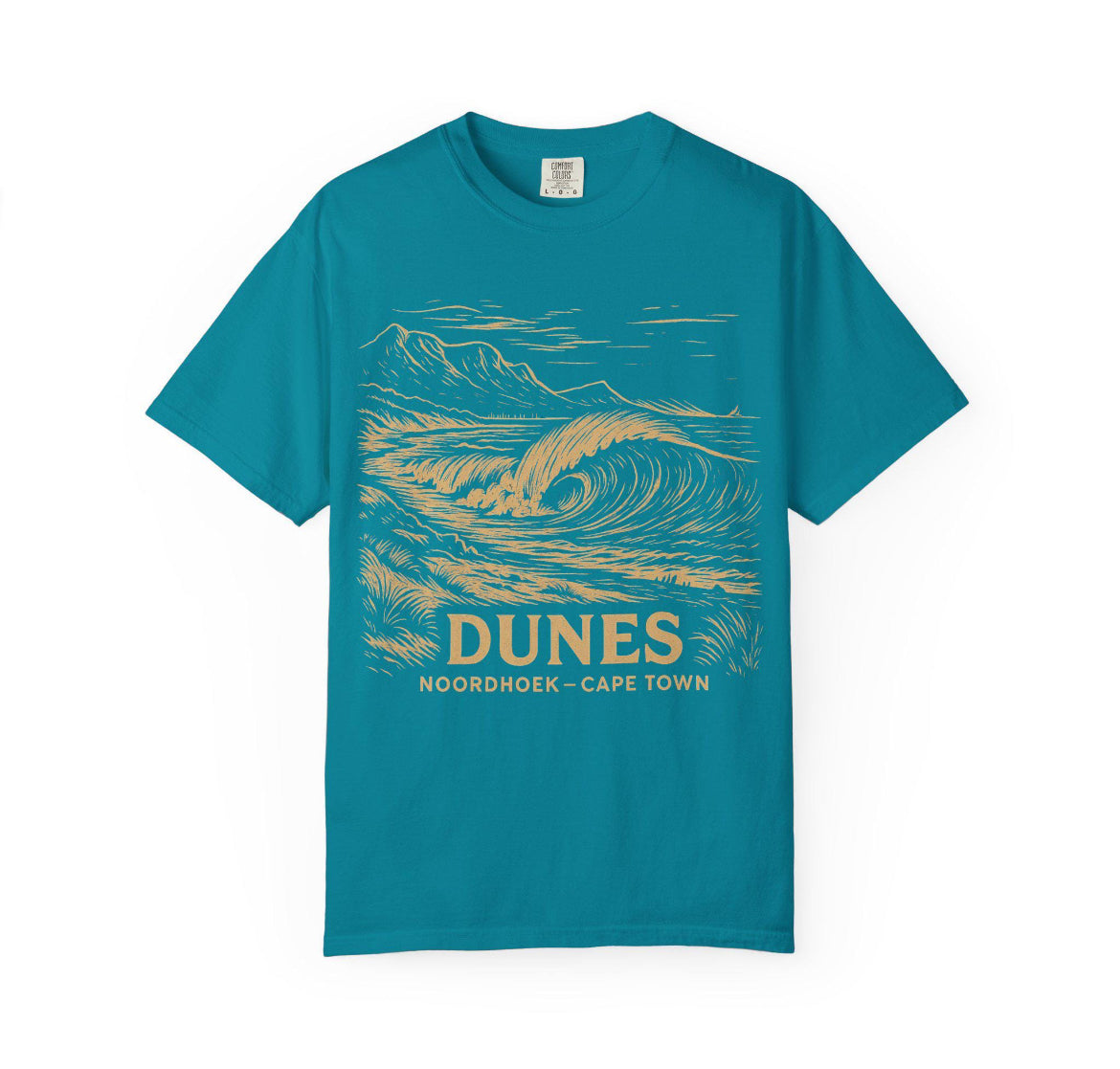 RRK Street Wear Men’s Dunes Surf T-shirt, Casual Wear, Mens Tee, Graphic Tee