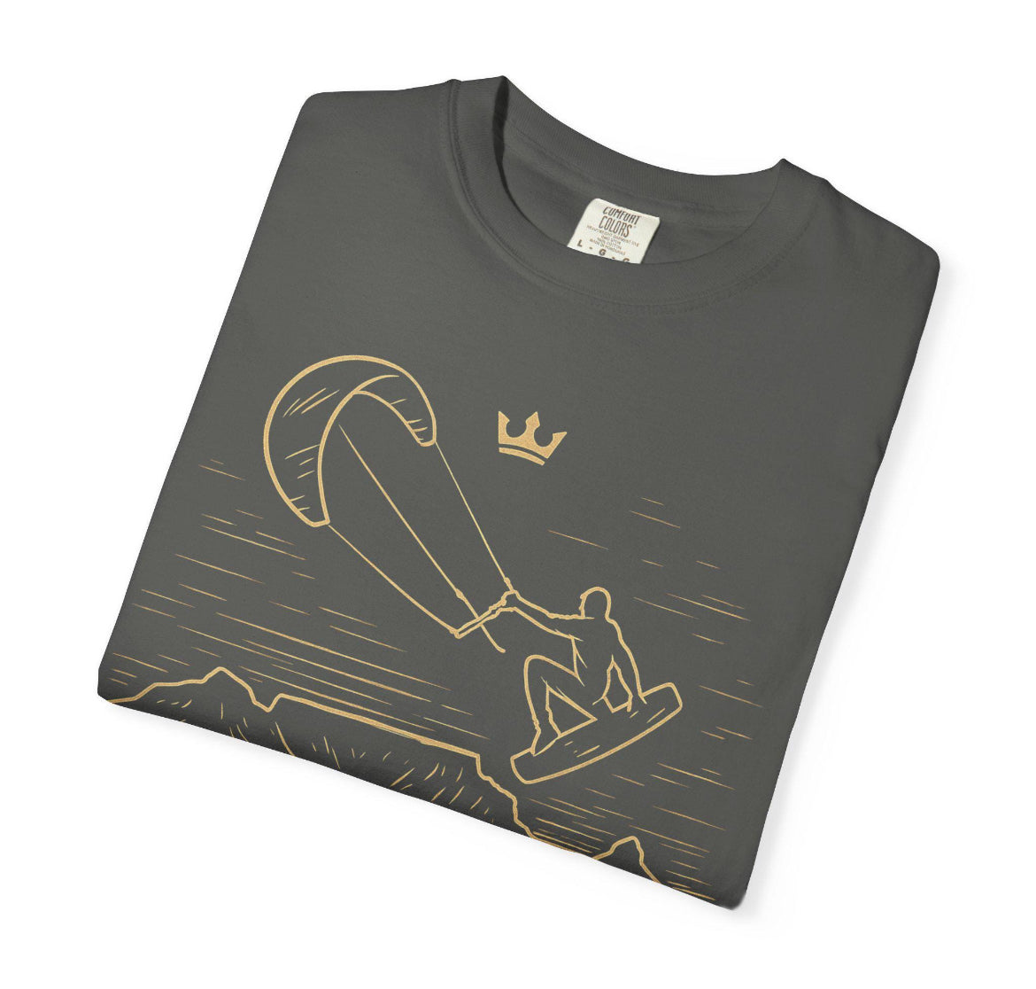 RRK Street Wear KinOftheAir Kiteboard T-shirt, Casual Wear, Mens Tee, Kitesurf Tee