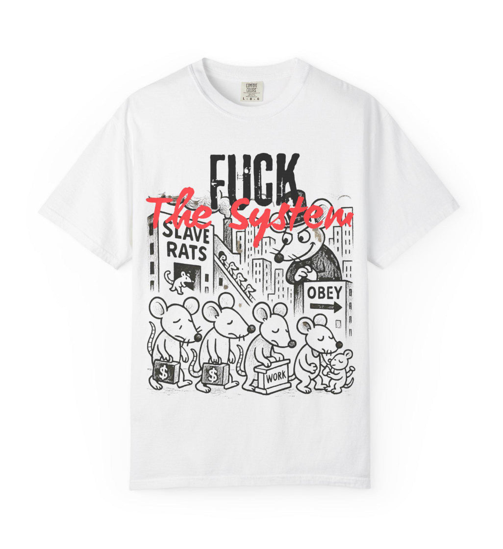 RRK Street Wear SlaveRats T-Shirt, Graphic Shirt, Mens Tee, Streetwear, Casual Wear for men, Graphic Tee