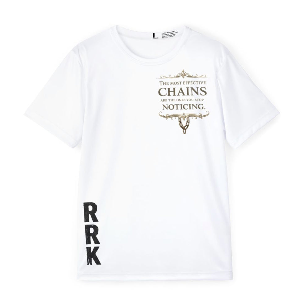 RRK Break the Chains men’s streetwear tee. Casual T-shirt