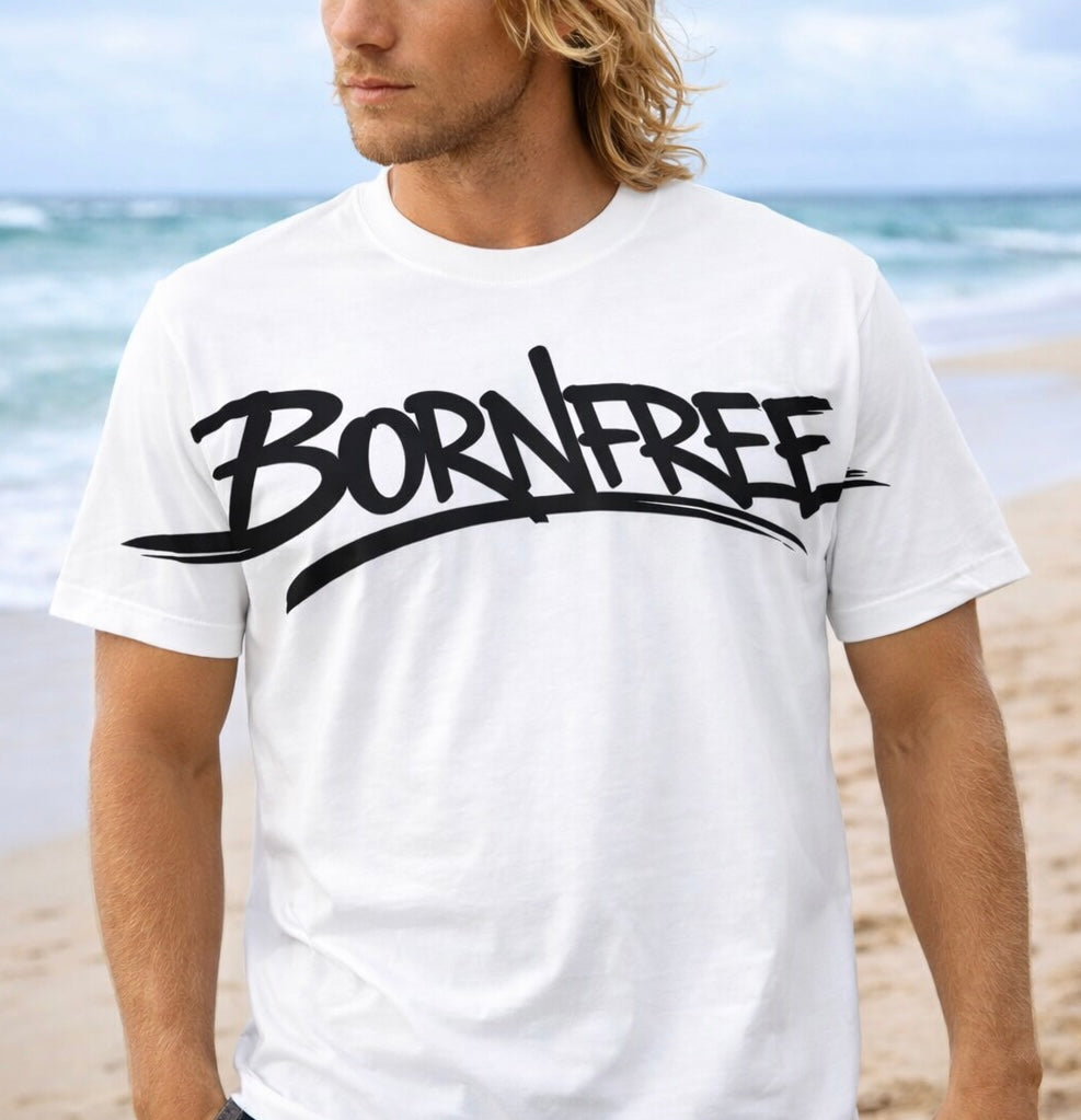 RRK BORNFREE — Sleeve-to-Sleeve Print men’s T-shirt