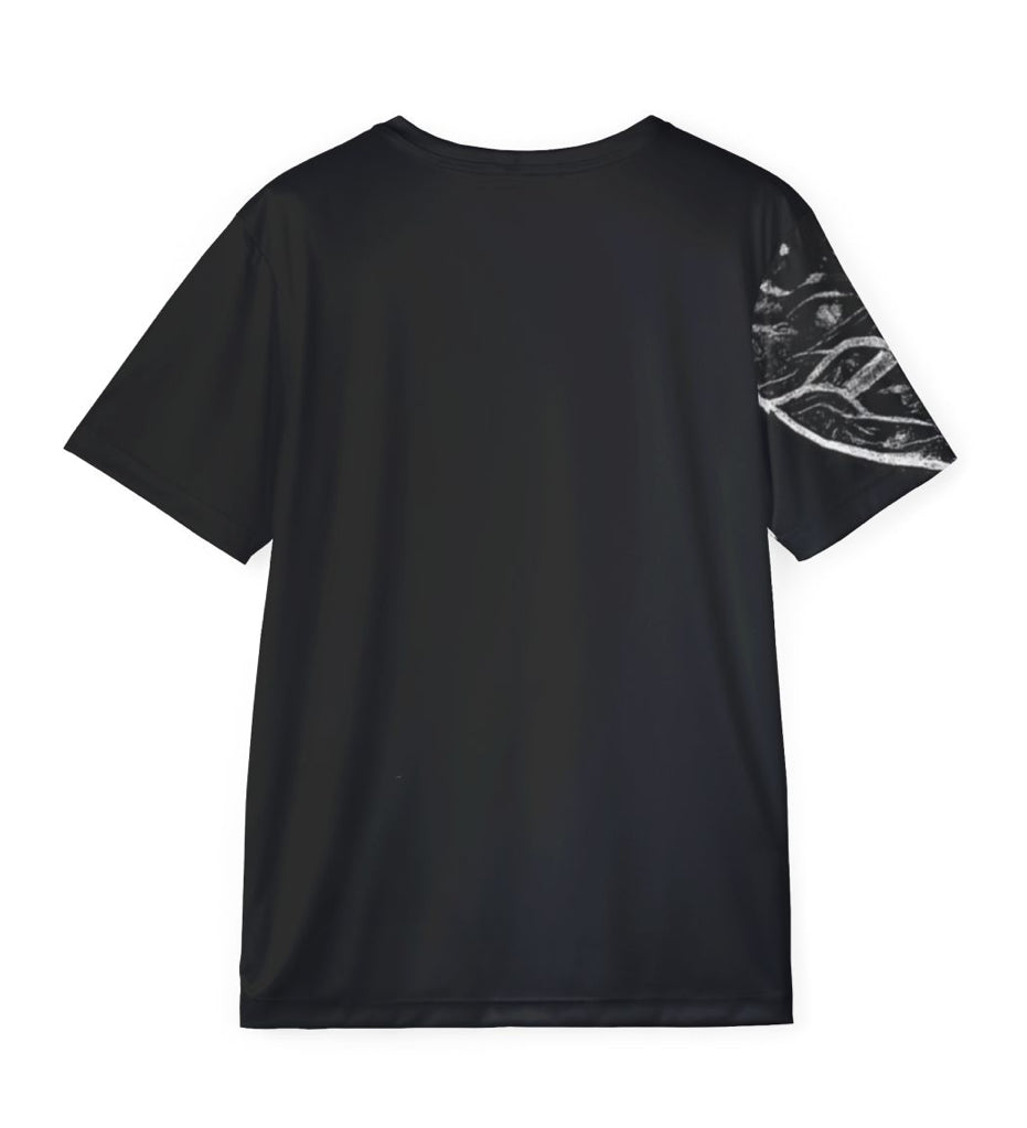 RRK White Alien Skull men’s t-shirt, casual graphic tee. Surf, fight, skate, kite, ride..