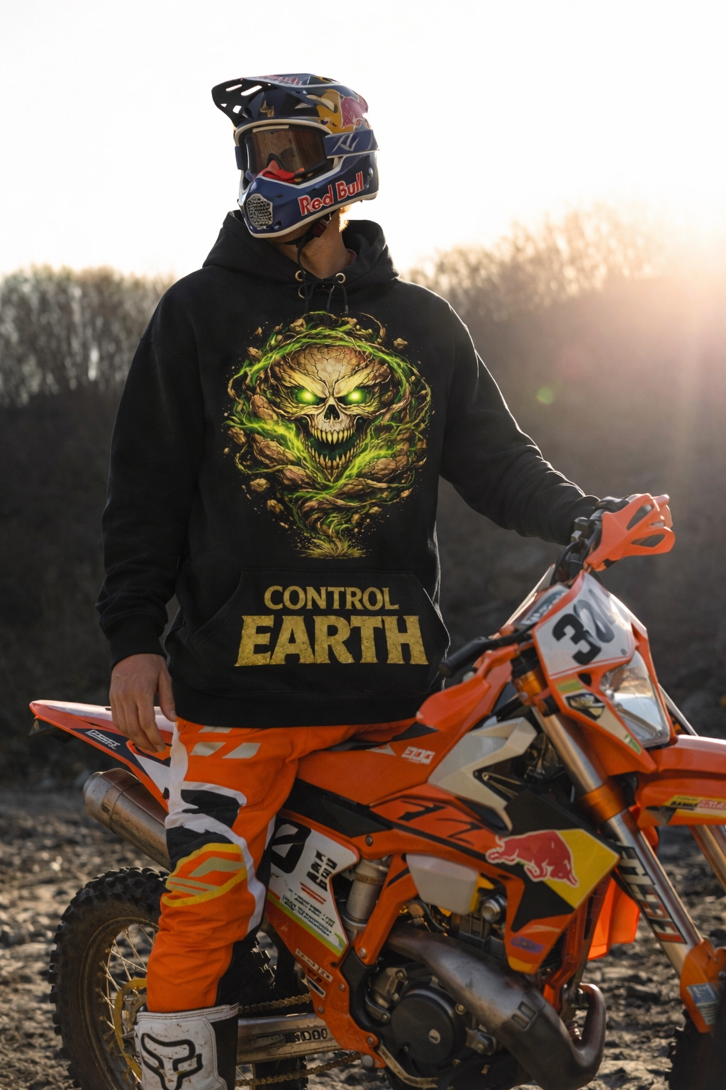 RRK ELEMENTS - CONTROL EARTH Men’s Hoodie