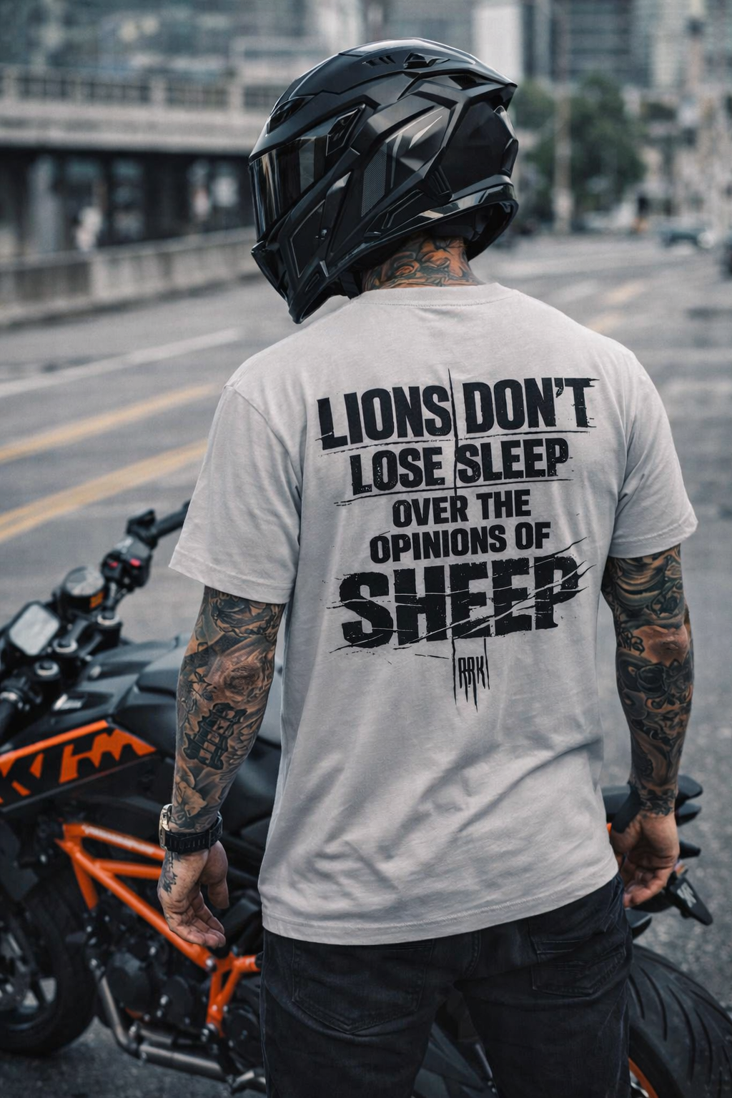 RRK Don’t Lose Sleep men’s streetwear casual T-shirt. Bold print