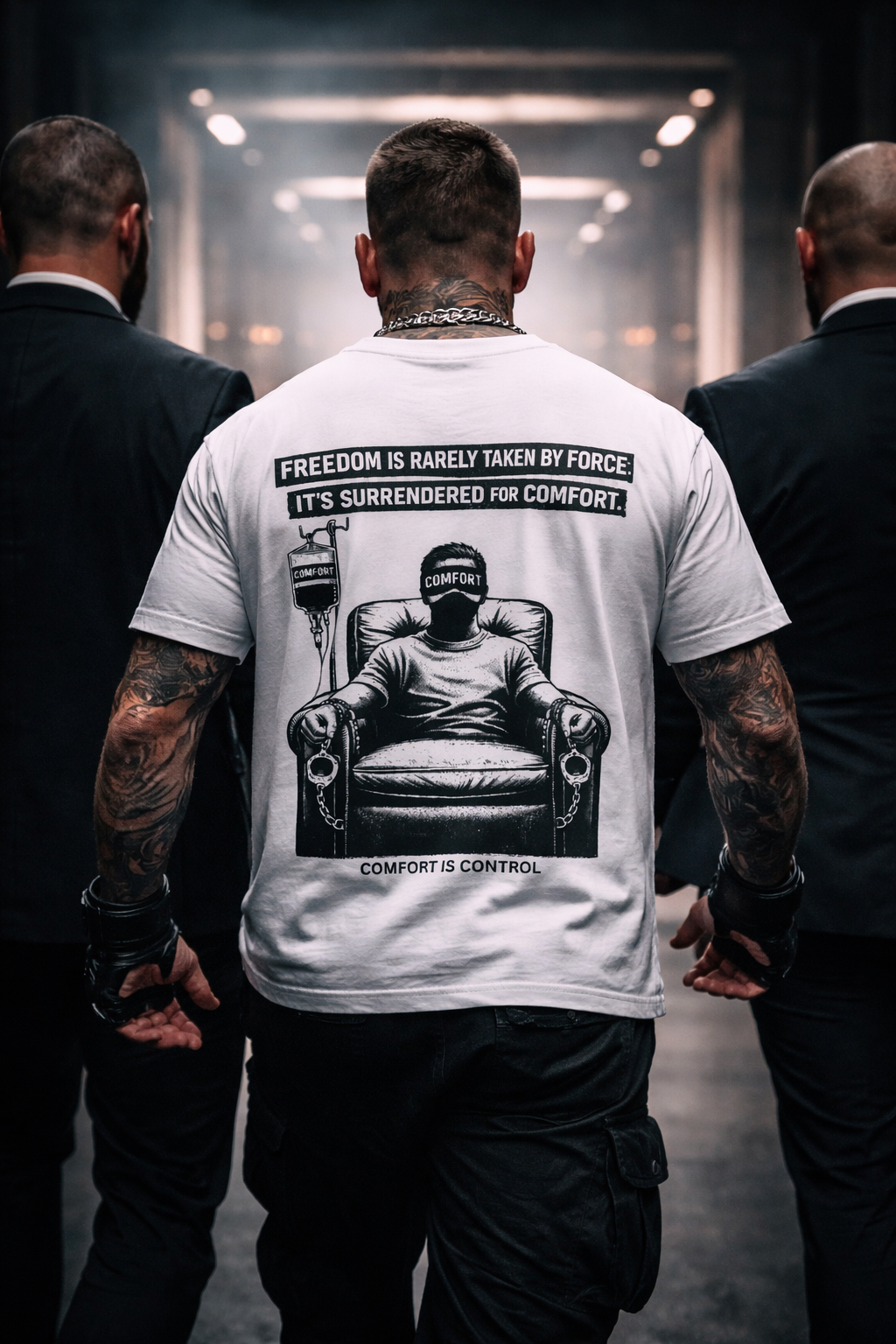 RRK Comfort is Control men’s T-shirt. Casual tee. Men’s shirt