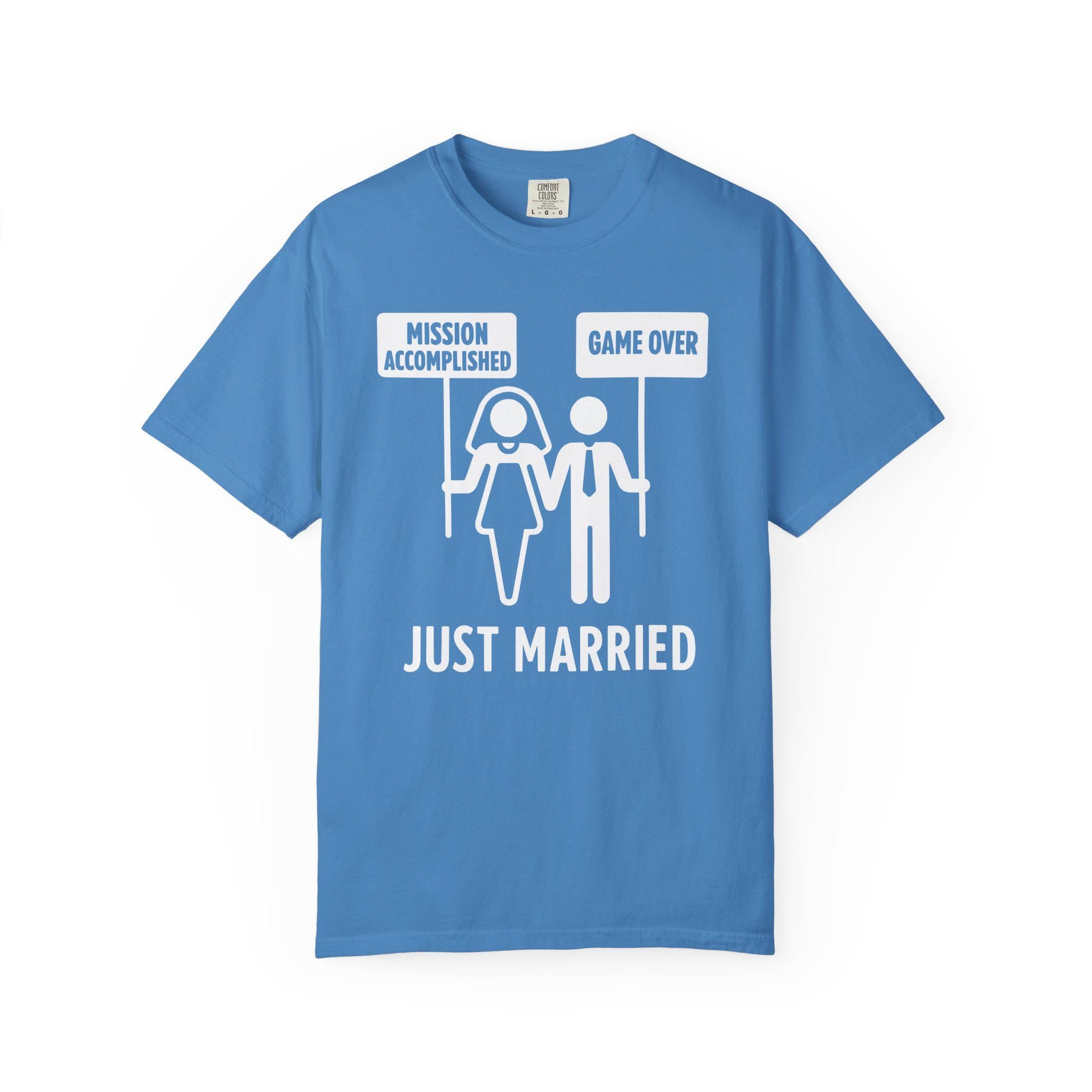 RRK Street Wear JustMarried T-Shirt, Graphic Shirt, Mens Tee, Streetwear, Casual Wear for men