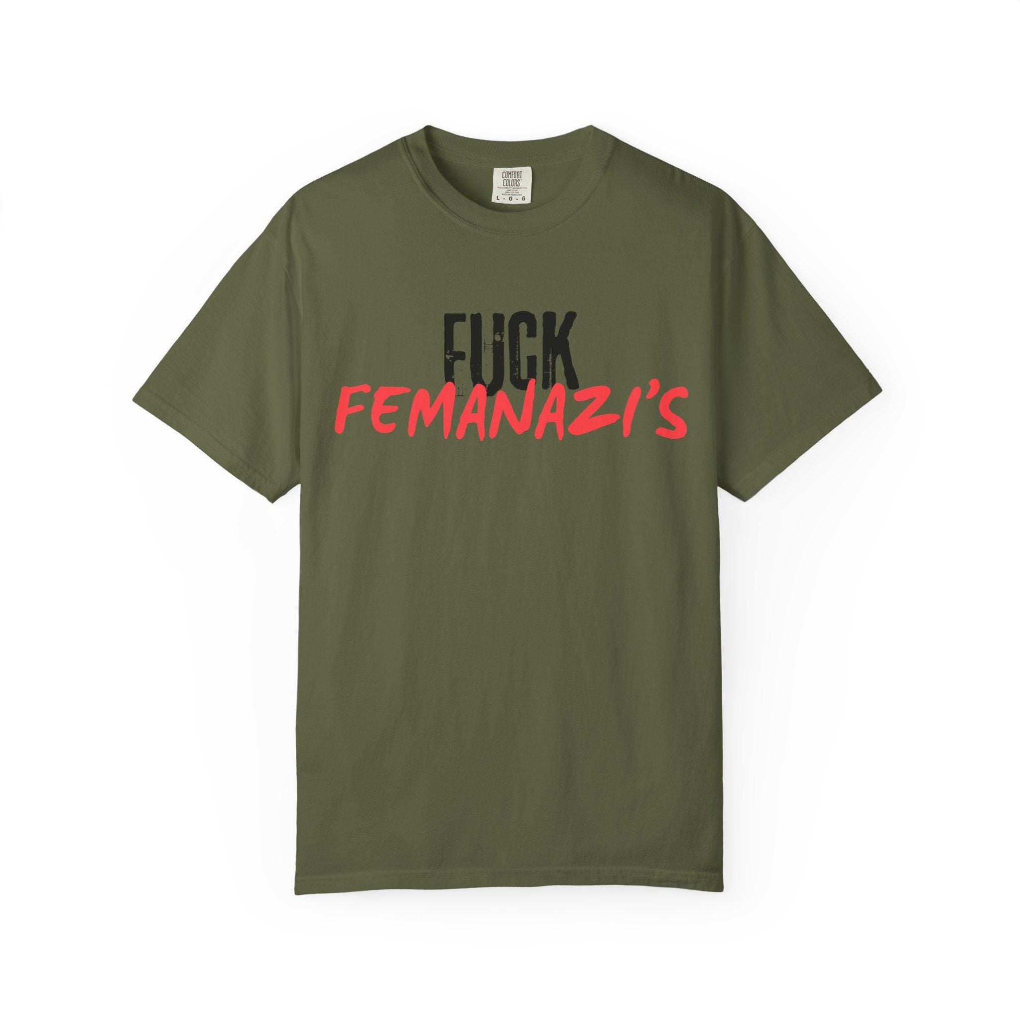 RRK Street Wear FuckFemanazis T-Shirt, Graphic Shirt, Mens Tee, Streetwear, Casual Wear for Men