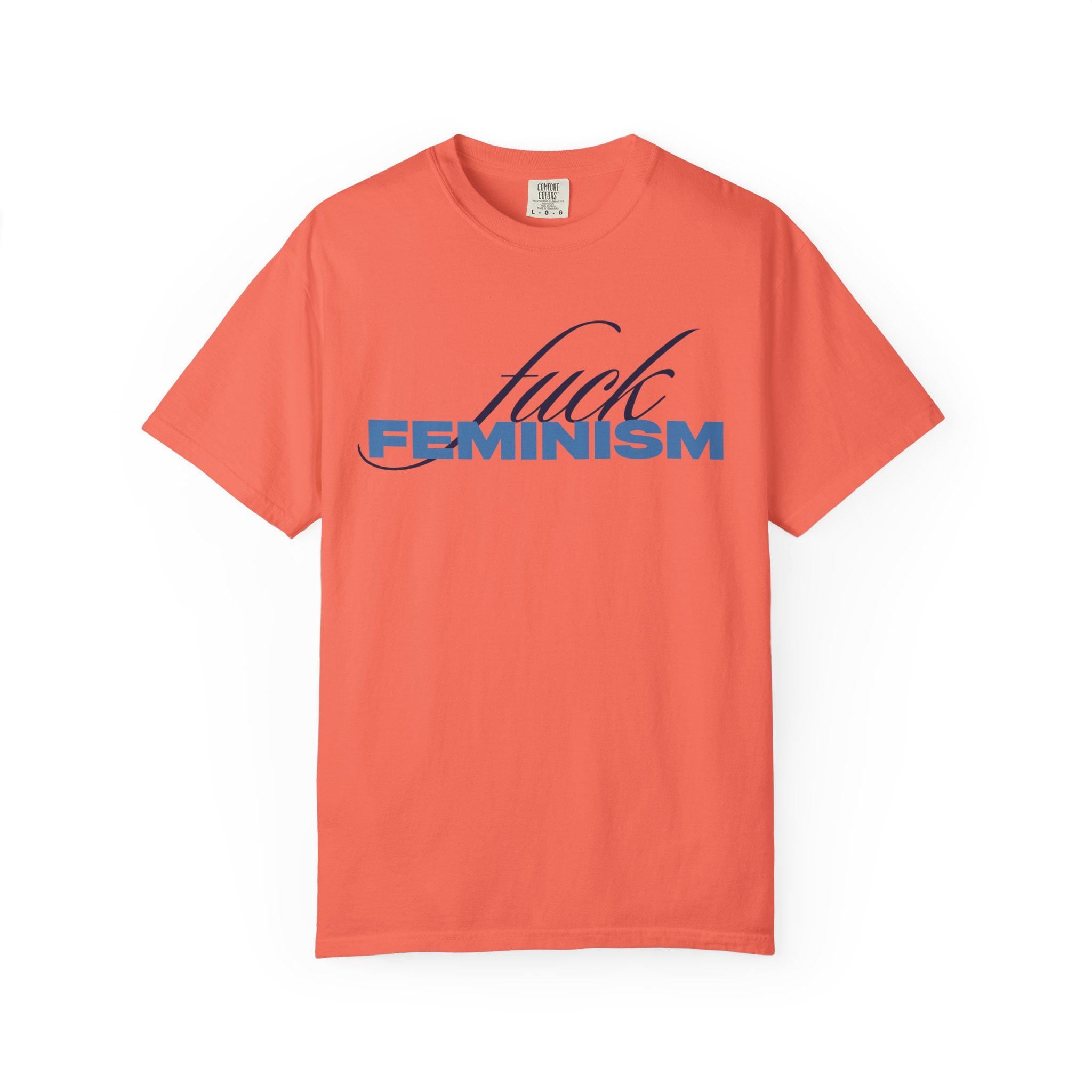 RRK Street Wear FuckFeminism T-Shirt, Graphic Shirt, Mens Tee, Streetwear, Casual Wear for men