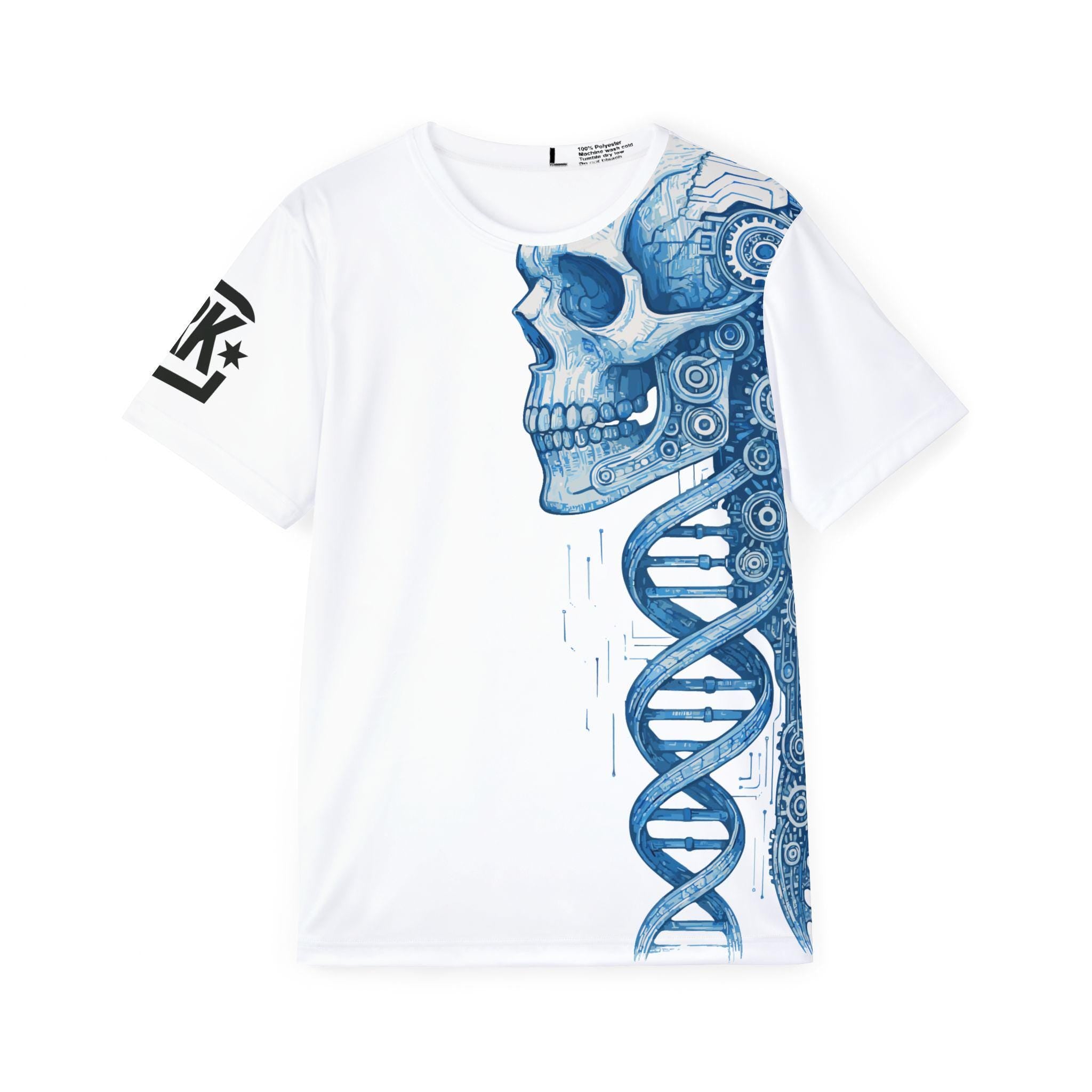 RRK Men's Tee Skull & DNA Design for Men