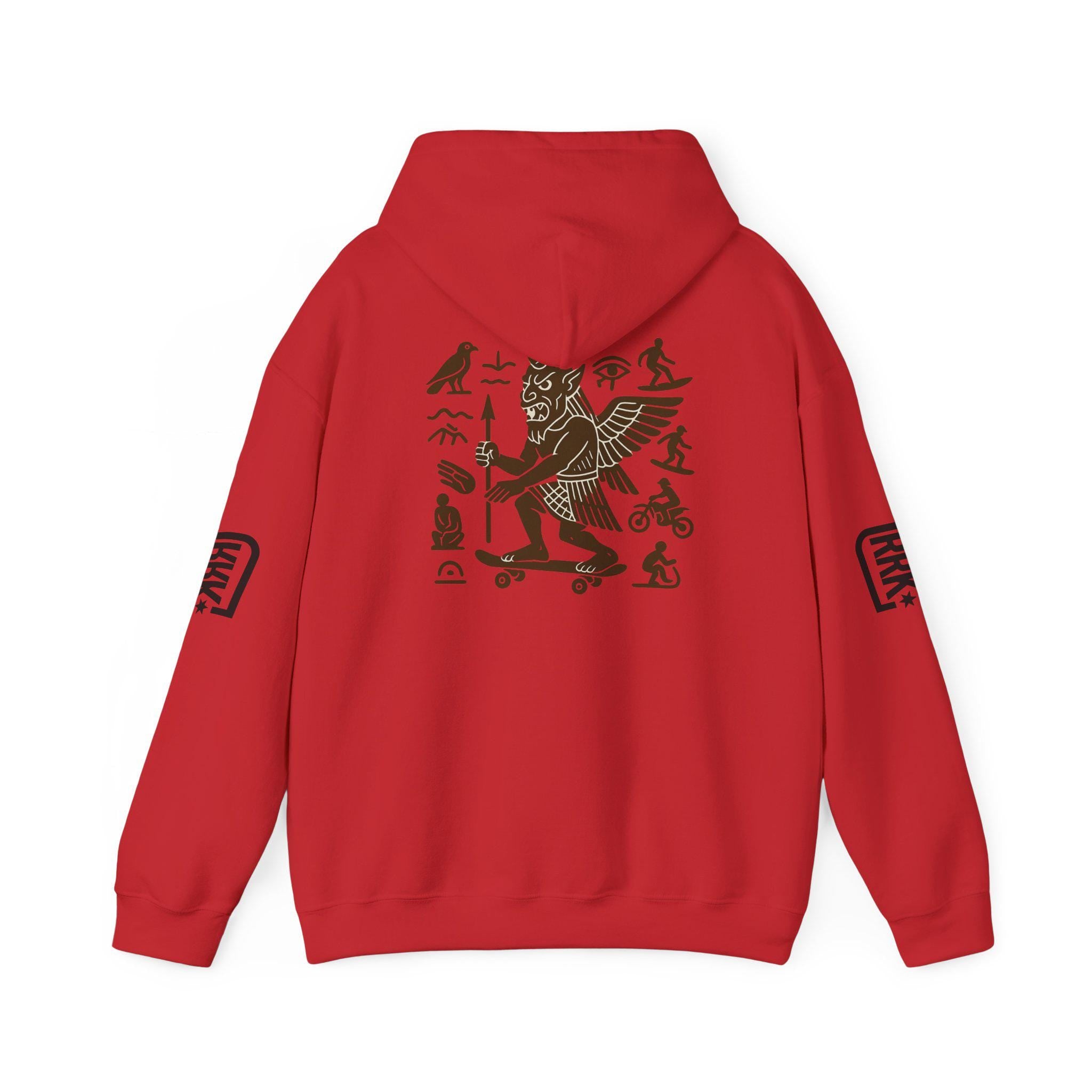 RRK Street Wear Anunaki Hoodie - Mens Hoodie, Cozy Heavy Blend Hoodie, Stylish Urban Clothing