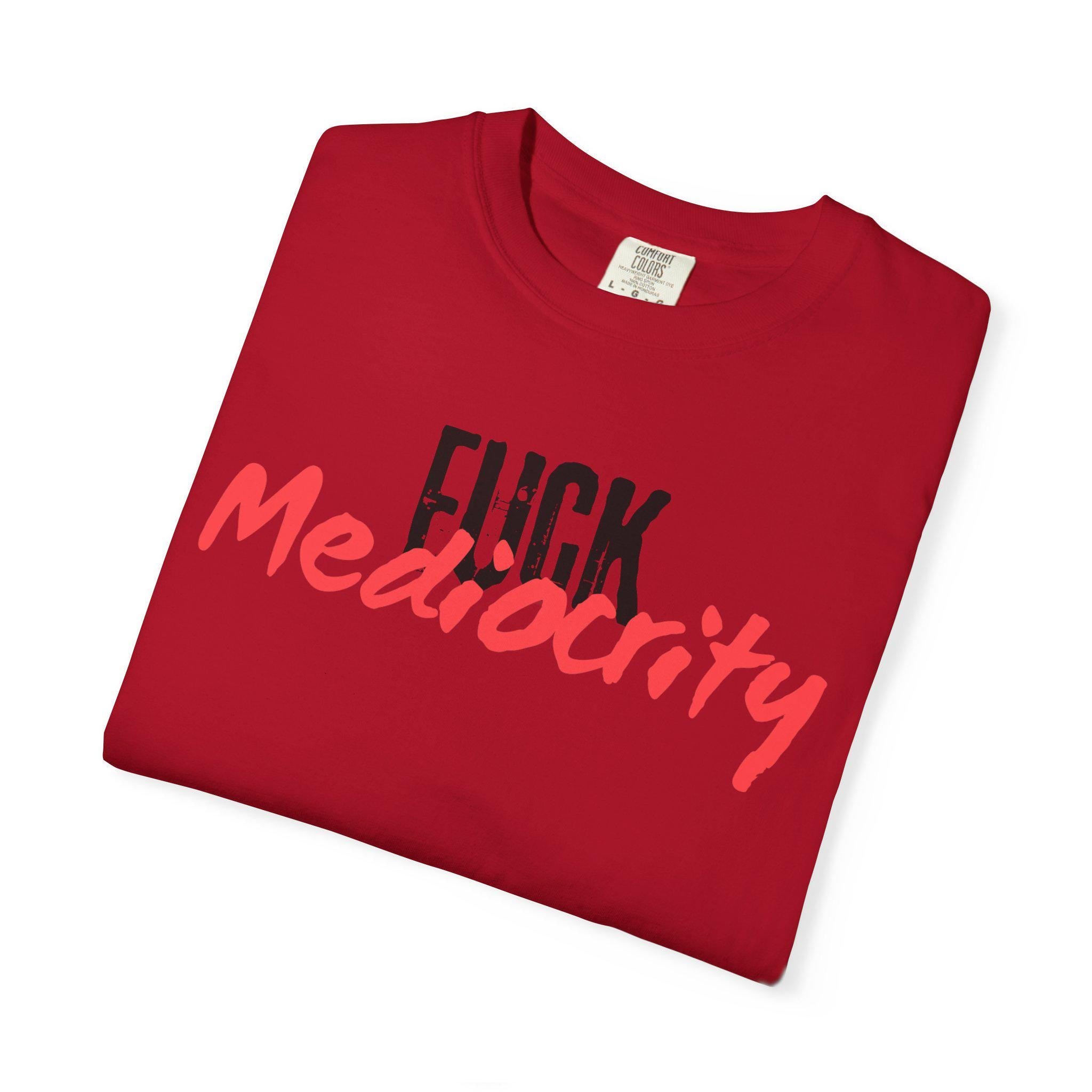 RRK Street Wear FuckMediocrity T-Shirt, Graphic Shirt, Mens Tee, Streetwear, Casual Wear for men