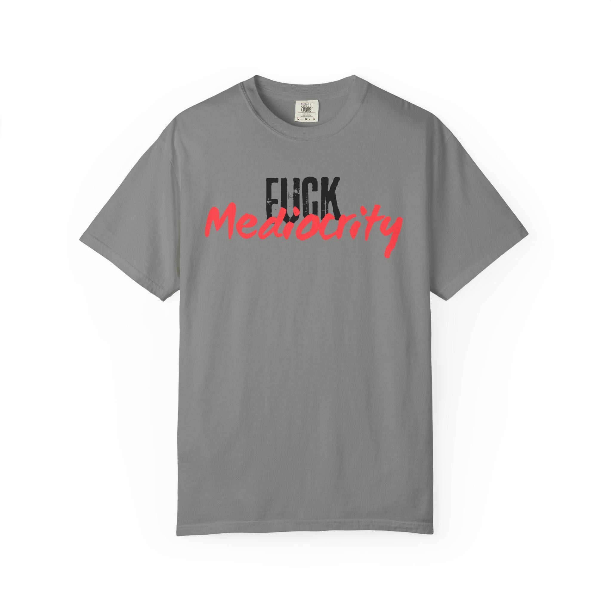 RRK Street Wear FuckMediocrity T-Shirt, Graphic Shirt, Mens Tee, Streetwear, Casual Wear for men
