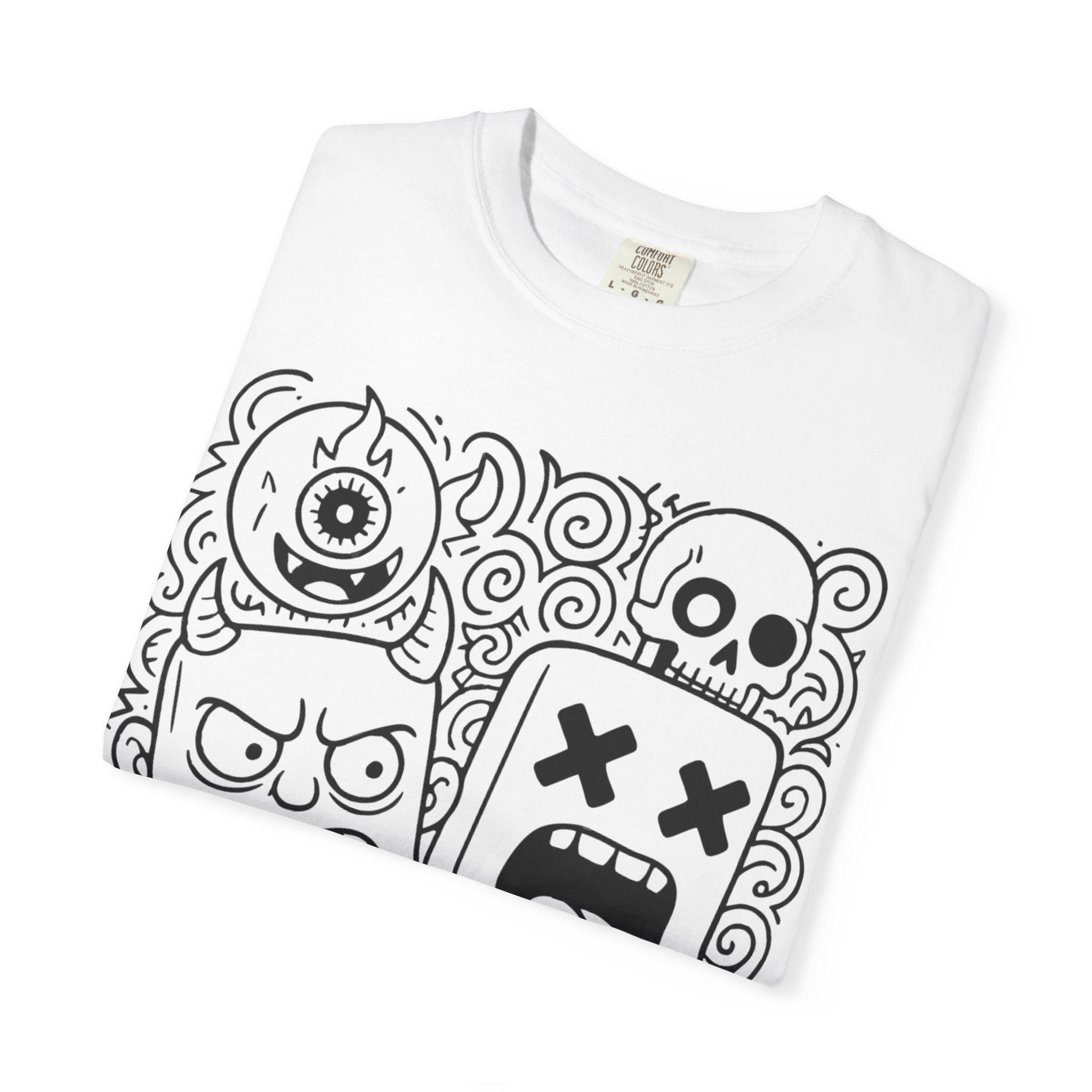 RRK Street Wear EvilDoodle T-Shirt, Graphic Shirt, Mens Tee, Streetwear, Casual Wear