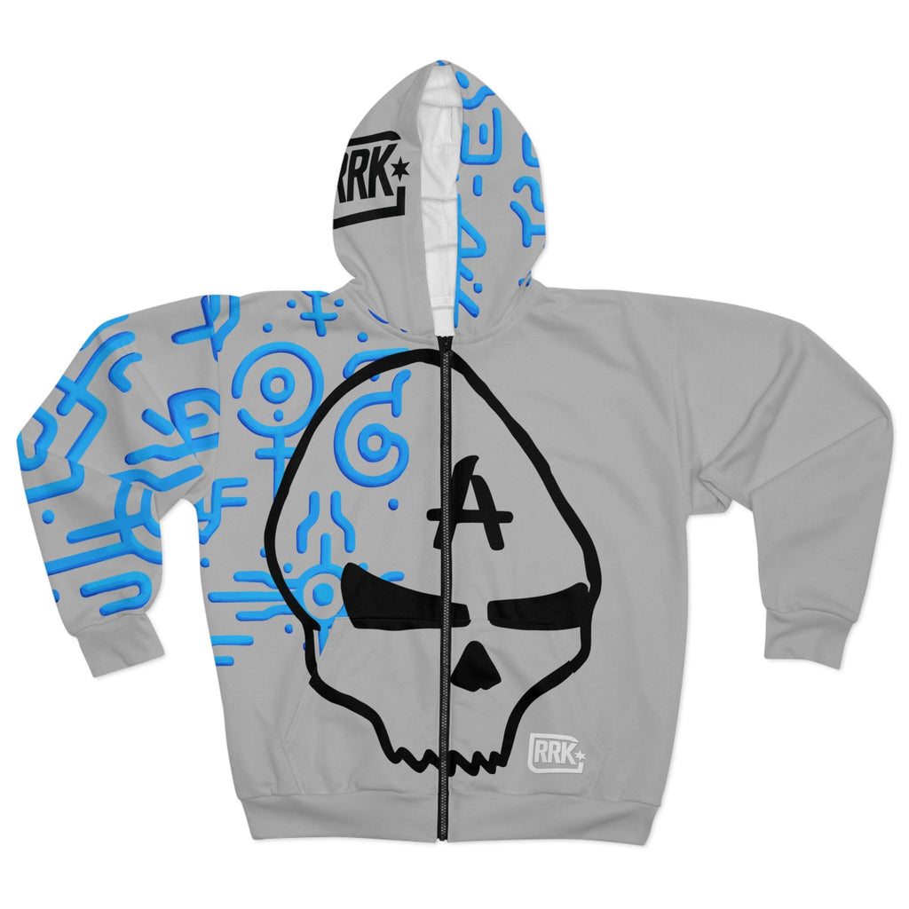 RRK Street Wear Anarchy Mayhem Zip Hoodie, Comfortable Casual Wear, For Men, Surf, Skate, Wake, Kite, Motocross, Sail, Skydive